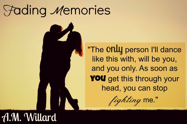 A silhouette of a happy young married couple slow dancing outside at sunset, with copy-space in sky.