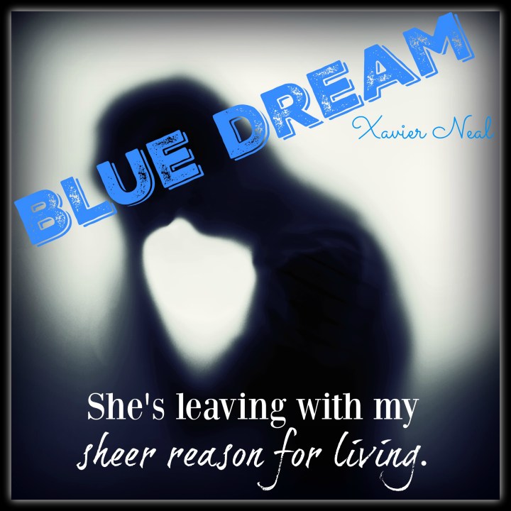 Silhouette of depressive man behind matted glass. In B/W