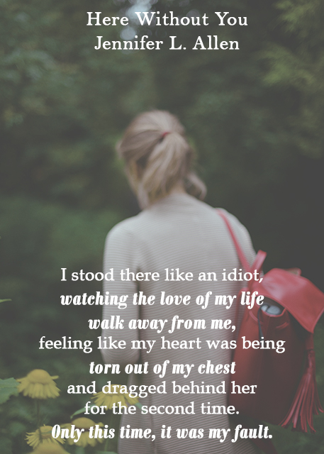 Blonde girl with the red backpack walking in the green park